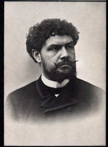 Jean Richepin（1849-1926）的肖像，法国诗人，小说家和戏剧家。 作者 法国摄影师